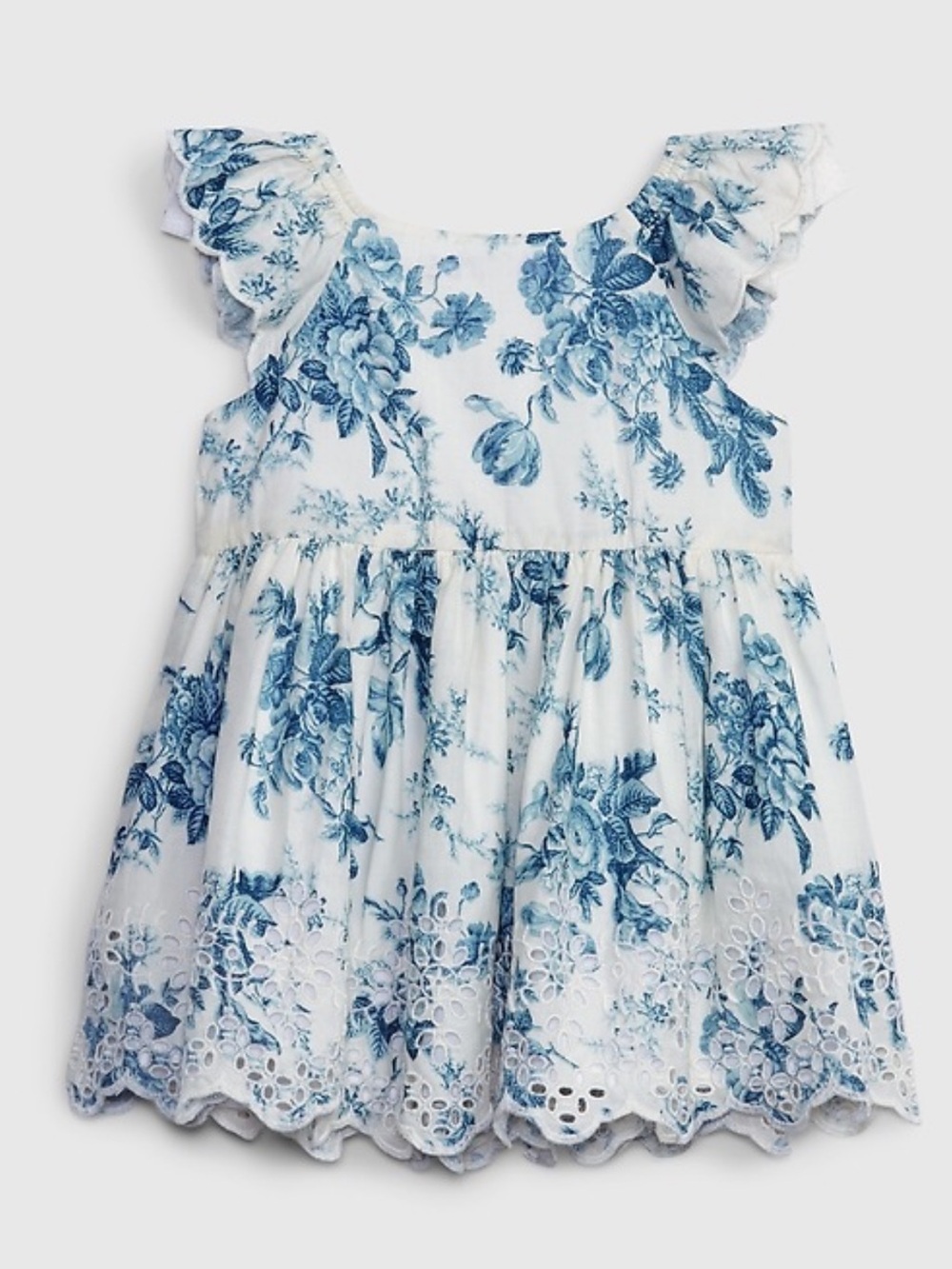 NWT Gap × LoveShackFancy Baby Floral Eyelet Dress 4